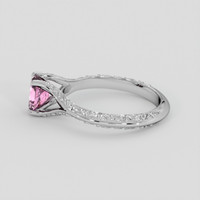 0.85 Ct. Pink Sapphire Ring, Platinum 950 4