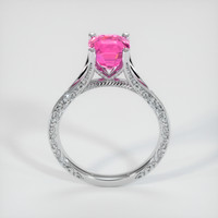 2.26 Ct. Pink Sapphire Ring, Platinum 950 3
