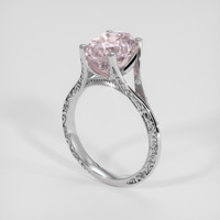 4.41 Ct. Pink Sapphire Ring, Platinum 950 2