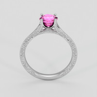 0.92 Ct. Pink Sapphire Ring, Platinum 950 3