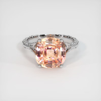 5.19 Ct. Padparadscha Sapphire Ring, Platinum 950 1