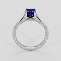 1.31 Ct. Blue Sapphire Ring, Platinum 950 3