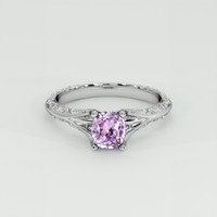 1.11 Ct. Purple Sapphire Ring, Platinum 950 1