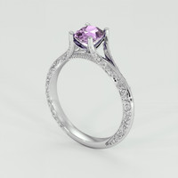 1.11 Ct. Purple Sapphire Ring, Platinum 950 2