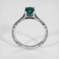 1.24 Ct. Bluish Green Sapphire Ring, Platinum 950 3