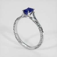 1.09 Ct. Blue Sapphire Ring, Platinum 950 2