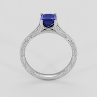 1.27 Ct. Blue Sapphire Ring, Platinum 950 3
