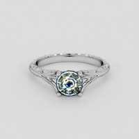 1.33 Ct. Bi Color Sapphire Ring, Platinum 950 1