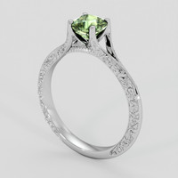 1.18 Ct. Green Sapphire Ring, Platinum 950 2