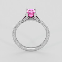 1.20 Ct. Pink Sapphire Ring, Platinum 950 3