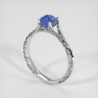 1.03 Ct. Blue Sapphire Ring, Platinum 950 2