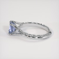 1.41 Ct. Violet Sapphire Ring, Platinum 950 4