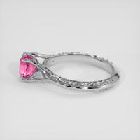 1.23 Ct. Pink Sapphire Ring, Platinum 950 4