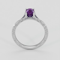 1.08 Ct. Purple Sapphire Ring, Platinum 950 3