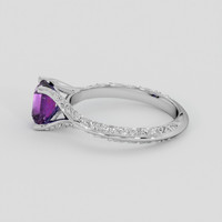 1.08 Ct. Purple Sapphire Ring, Platinum 950 4