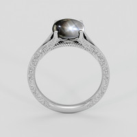 2.48 Ct. Black Sapphire Ring, Platinum 950 3