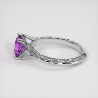 1.37 Ct. Purple Sapphire Ring, Platinum 950 4