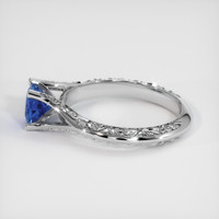 0.85 Ct. Blue Sapphire Ring, Platinum 950 4