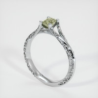 0.60 Ct. Sapphire Ring, Platinum 950 2