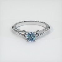 0.61 Ct. Sapphire Ring, Platinum 950 1