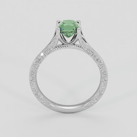 1.21 Ct. Green Sapphire Ring, Platinum 950 3