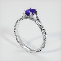 0.51 Ct. Sapphire Ring, Platinum 950 2