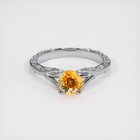0.63 Ct. Sapphire Ring, Platinum 950 1