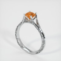 0.63 Ct. Sapphire Ring, Platinum 950 2