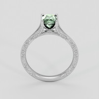 1.42 Ct. Green Sapphire Ring, Platinum 950 3