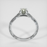0.77 Ct. Grey Sapphire Ring, Platinum 950 3