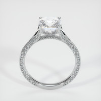 3.99 Ct. White Sapphire Ring, Platinum 950 3