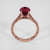 4.82 Ct. Red Garnet Ring, 14K Rose Gold 3