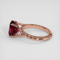 4.82 Ct. Red Garnet Ring, 14K Rose Gold 4