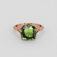 5.29 Ct. Alexandrite Ring, 14K Rose Gold 1