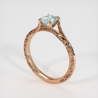 0.74 Ct. Gemstone Ring, 14K Rose Gold 2