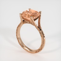 5.19 Ct. Sapphire Ring, 14K Rose Gold 2
