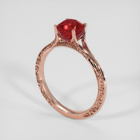 1.56 Ct. Ruby Ring, 14K Rose Gold 2
