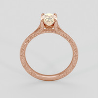1.75 Ct. Padparadscha Sapphire Ring, 14K Rose Gold 3