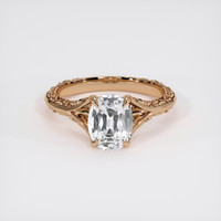 2.05 Ct. White Sapphire Ring, 14K Rose Gold 1