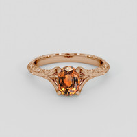 1.22 Ct. Bi Color / Parti Sapphire Ring, 14K Rose Gold 1