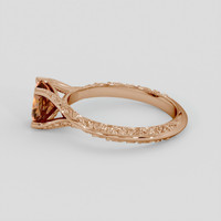 1.22 Ct. Bi Color / Parti Sapphire Ring, 14K Rose Gold 4