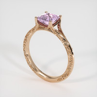 1.48 Ct. Pink Sapphire Ring, 14K Rose Gold 2