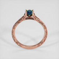 0.86 Ct. Bi Color Sapphire Ring, 14K Rose Gold 3