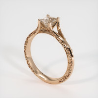 0.73 Ct. Sapphire Ring, 14K Rose Gold 2