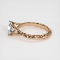 1.28 Ct. White Sapphire Ring, 14K Rose Gold 4