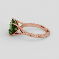5.29 Ct. Alexandrite Ring, 18K Rose Gold 4