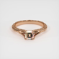 0.69 Ct. Gemstone Ring, 18K Rose Gold 1