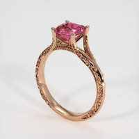 1.20 Ct. Sapphire Ring, 18K Rose Gold 2
