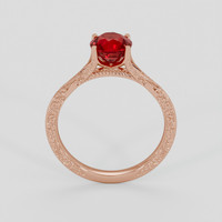 1.56 Ct. Ruby Ring, 18K Rose Gold 3