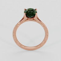 3.87 Ct. Green Sapphire Ring, 18K Rose Gold 3